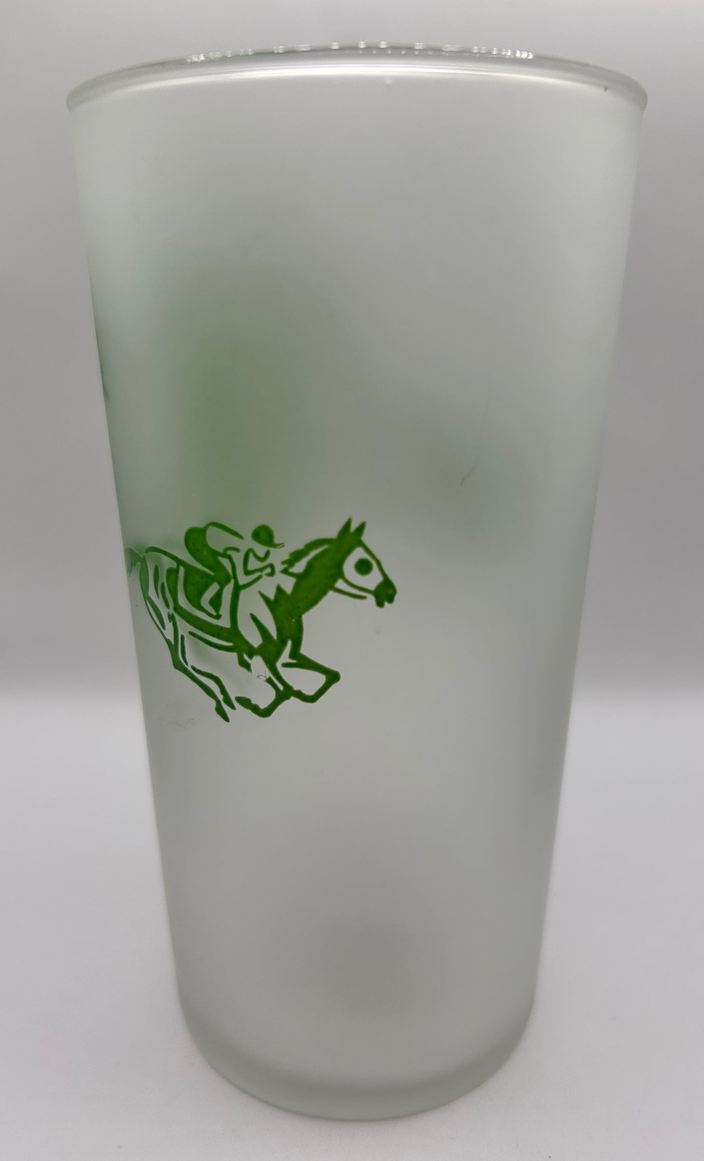1948 Kentucky Derby Glass - Frosted Bottom