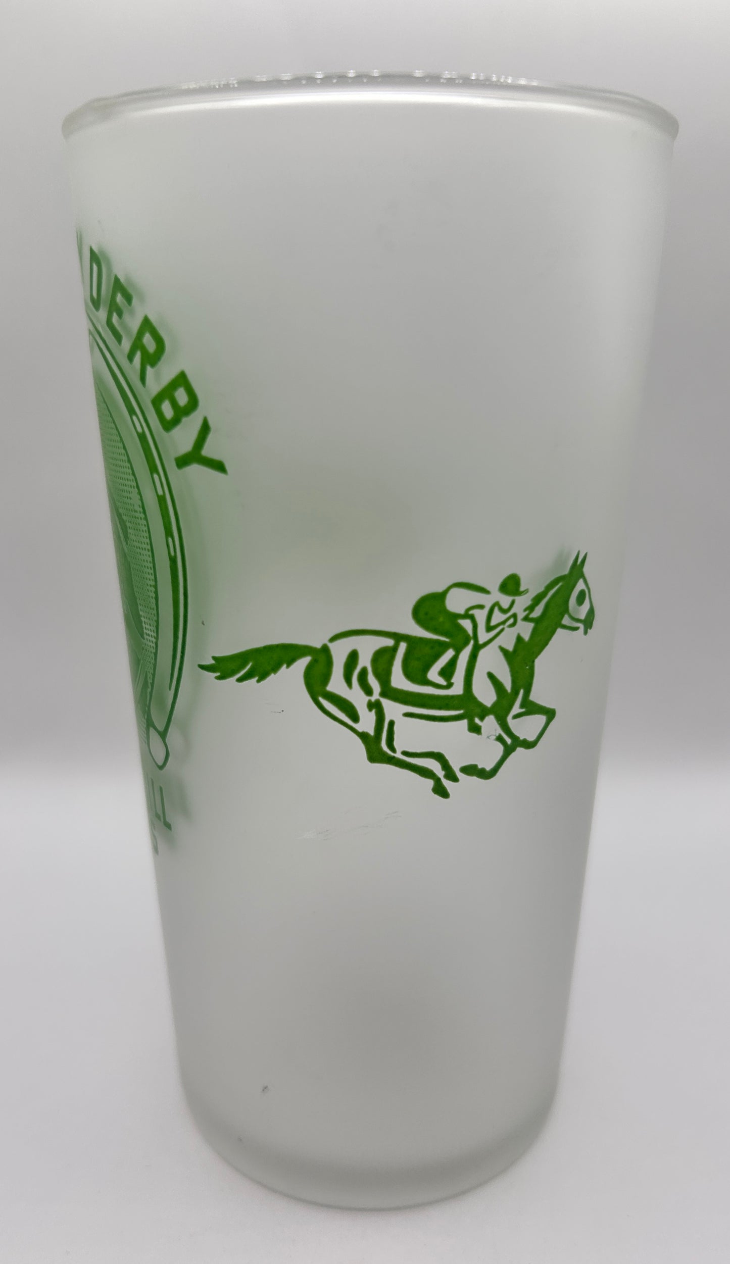 1948 Kentucky Derby Glass - Frosted Bottom