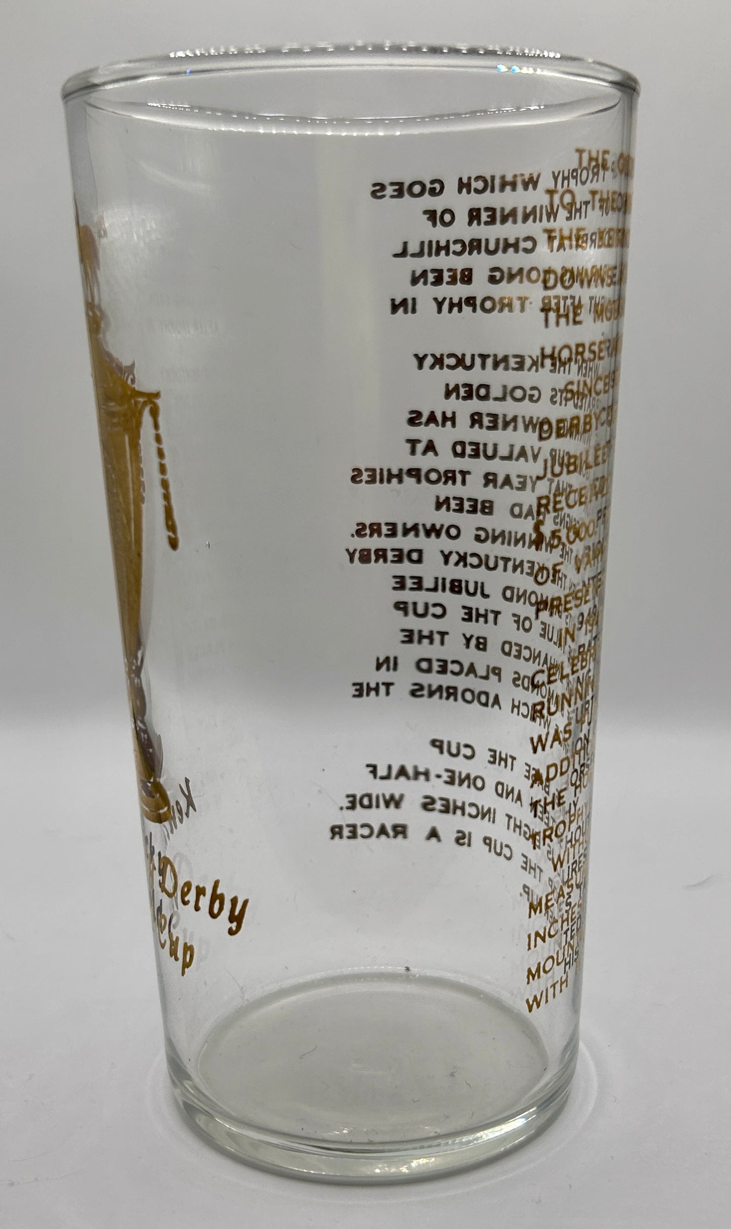 1952 Kentucky Derby Sample Glass