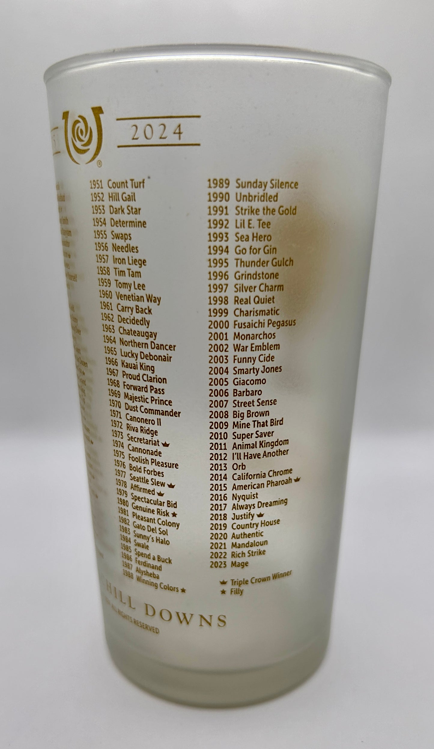 Limited Edition 2024, 150 Kentucky Derby Glass