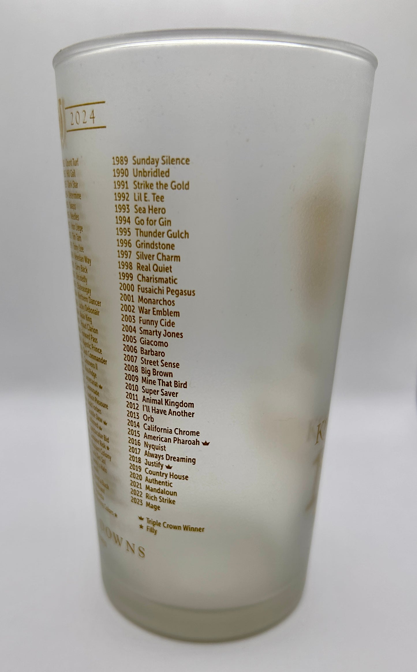 Limited Edition 2024, 150 Kentucky Derby Glass