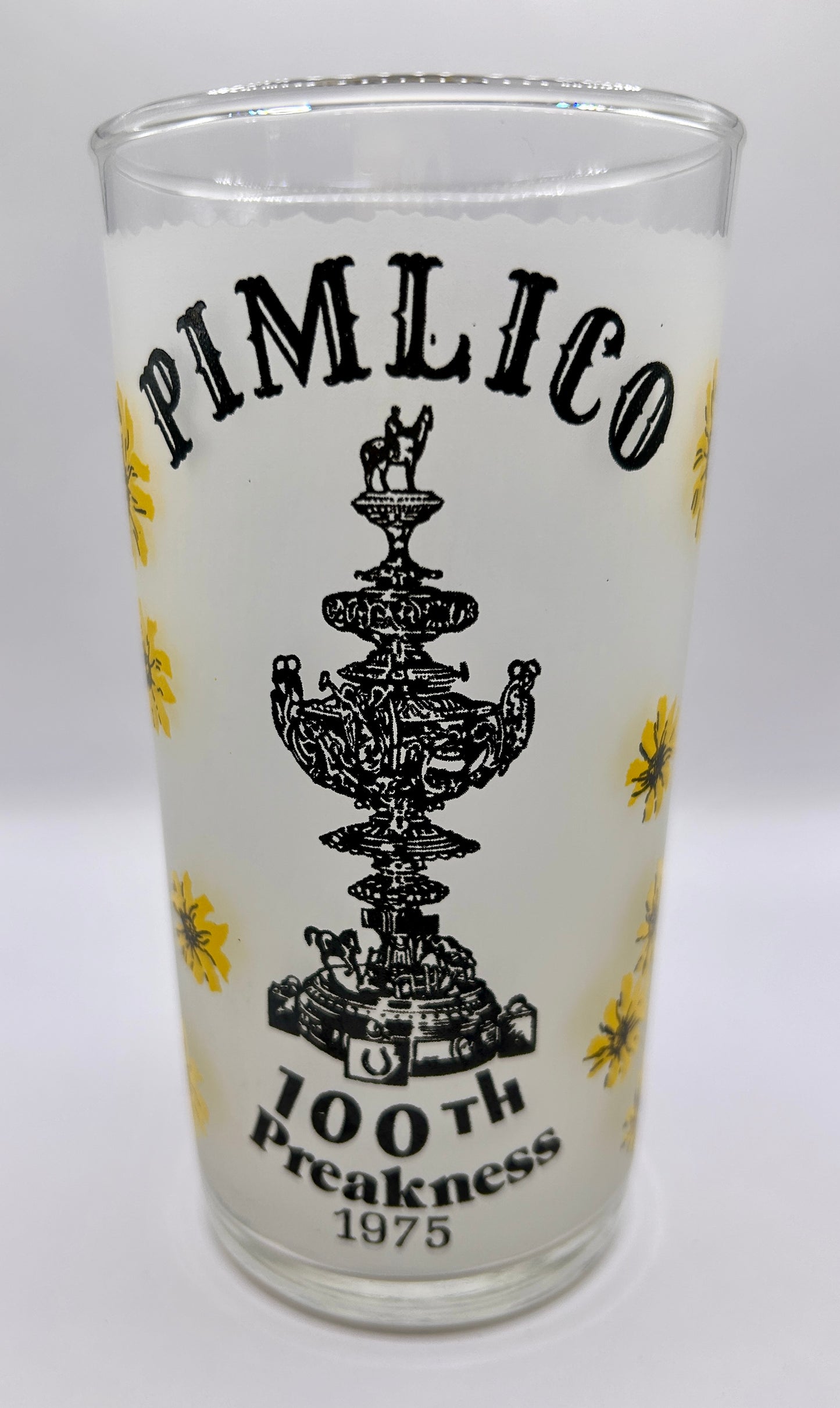 1975 Preakness Stakes Glass