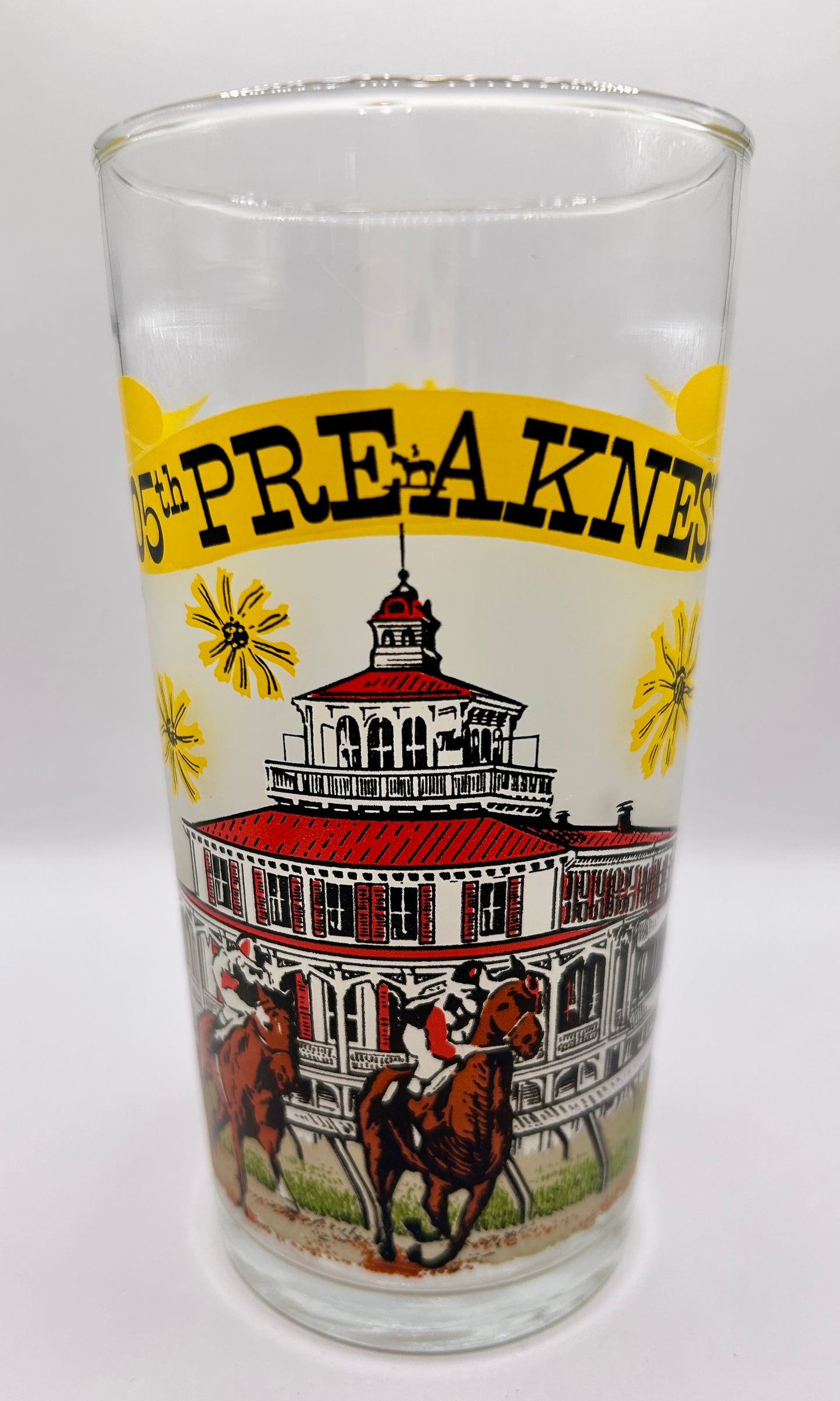1980 Preakness Stakes Glass