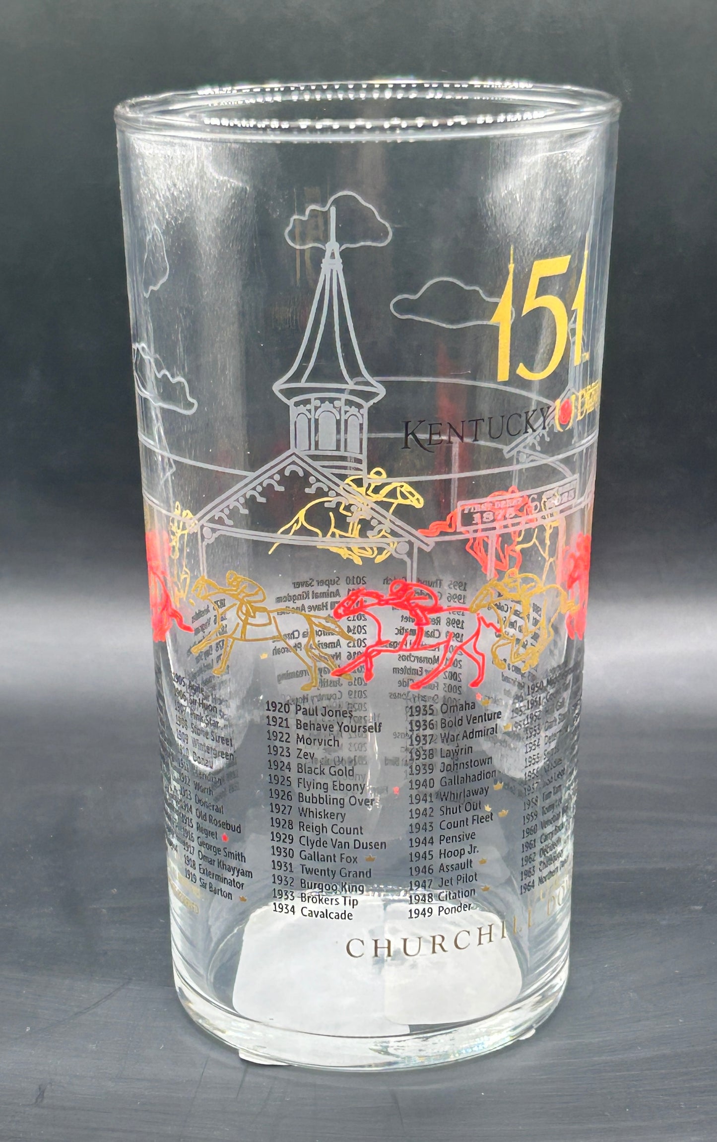 Set of 2025 Kentucky Derby Glasses