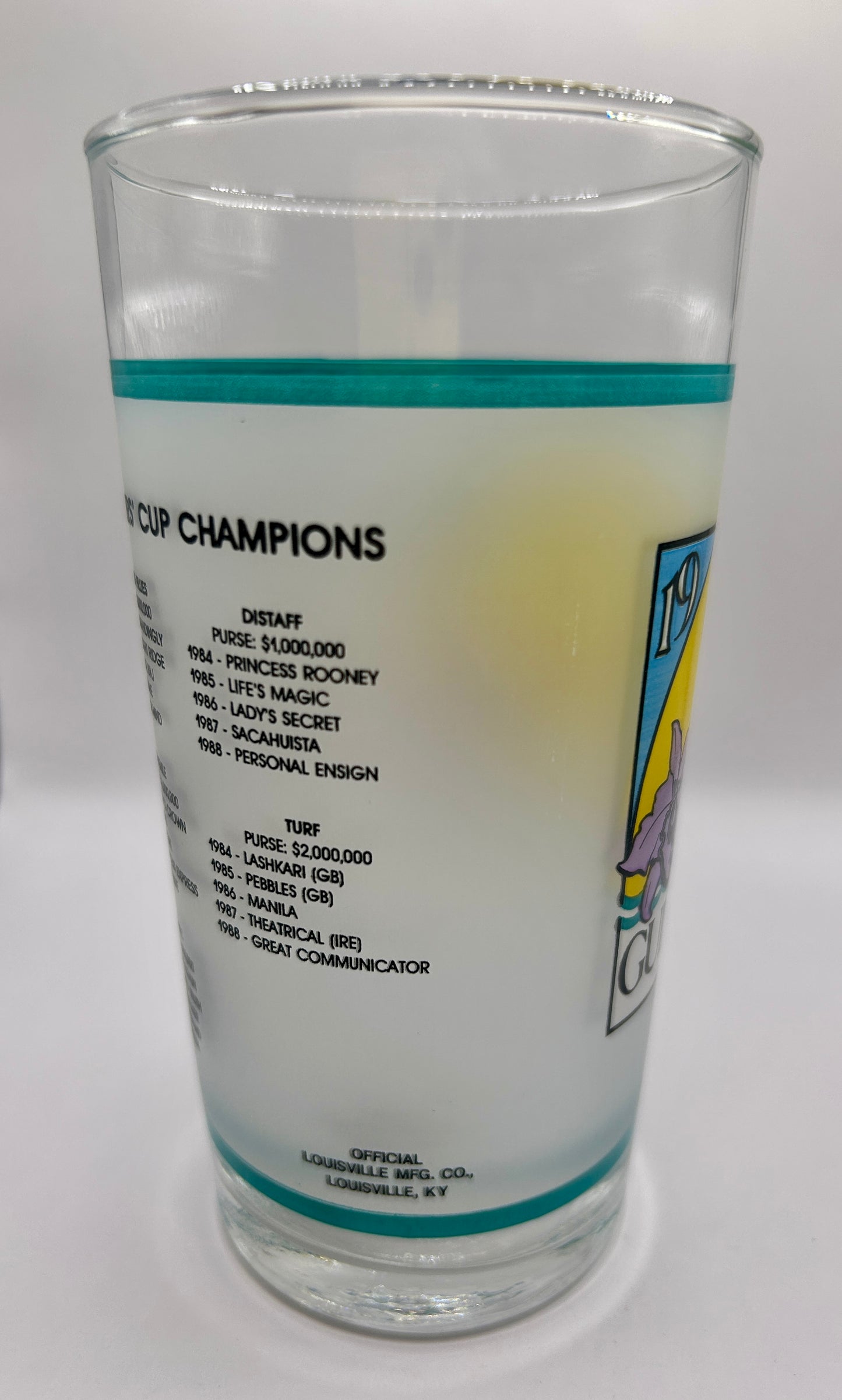 1989 Breeders' Cup Glass