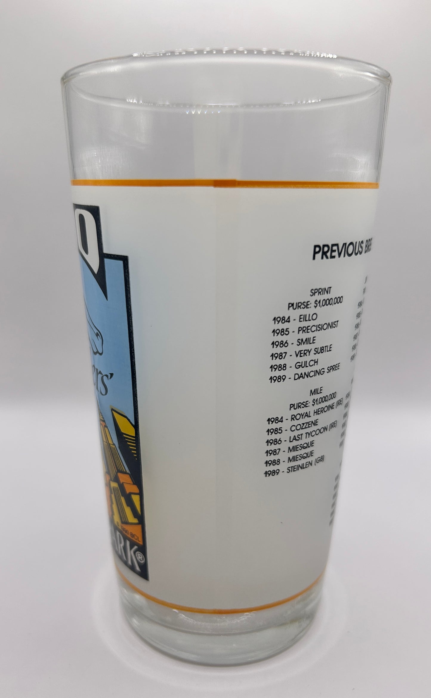 1990 Breeders' Cup Glass