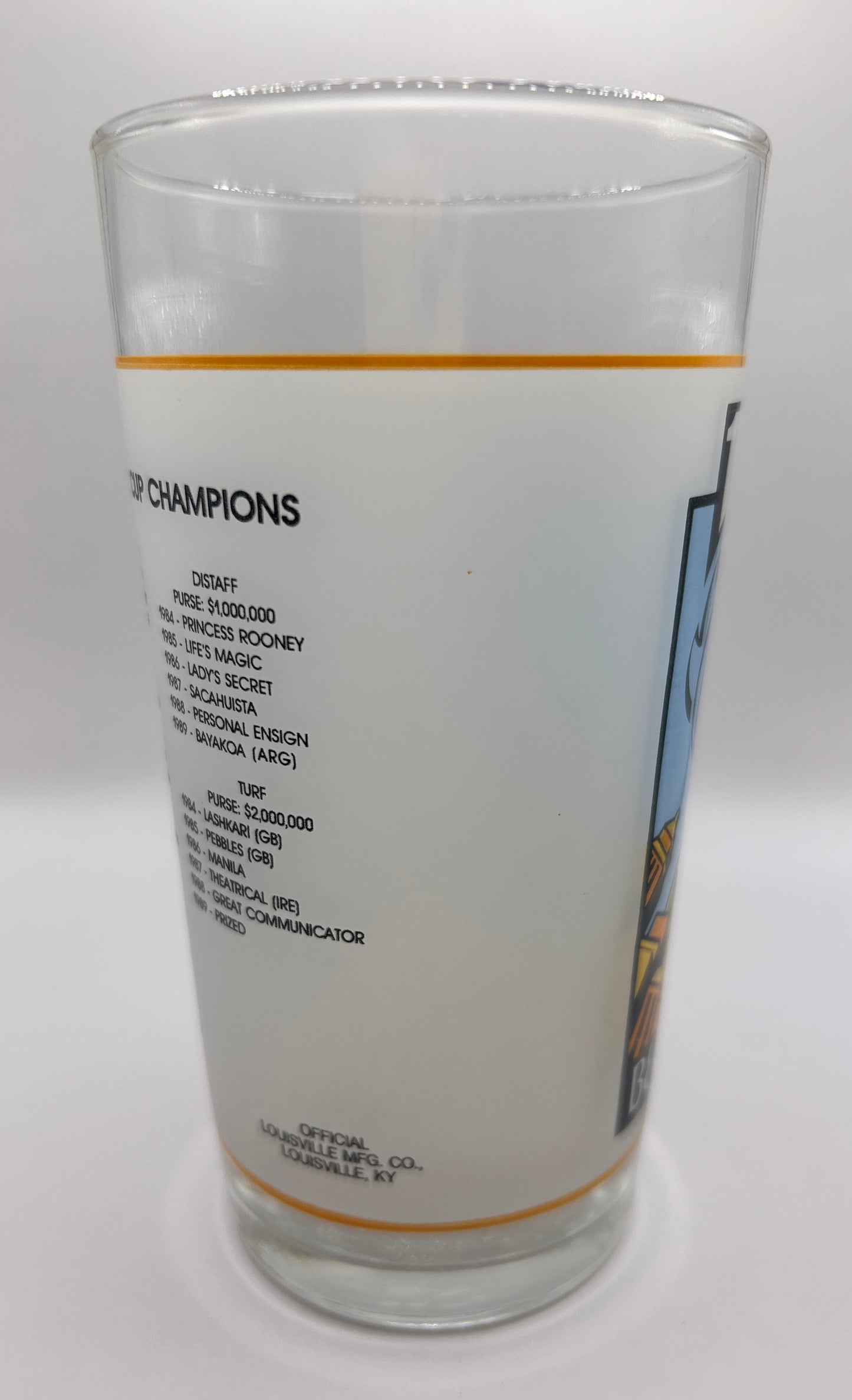 1990 Breeders' Cup Glass