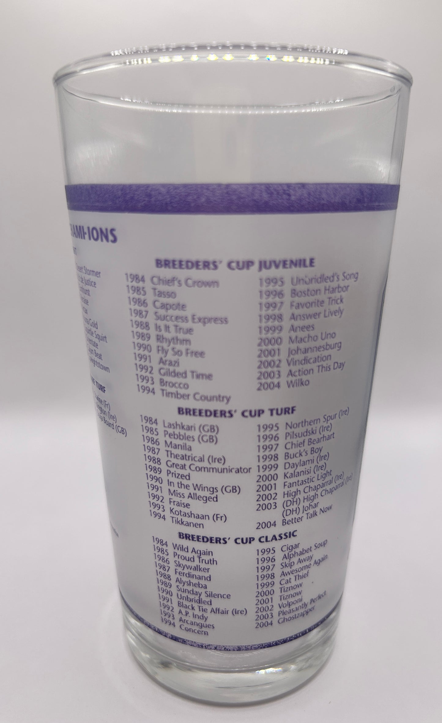 2005 Breeders' Cup Glass