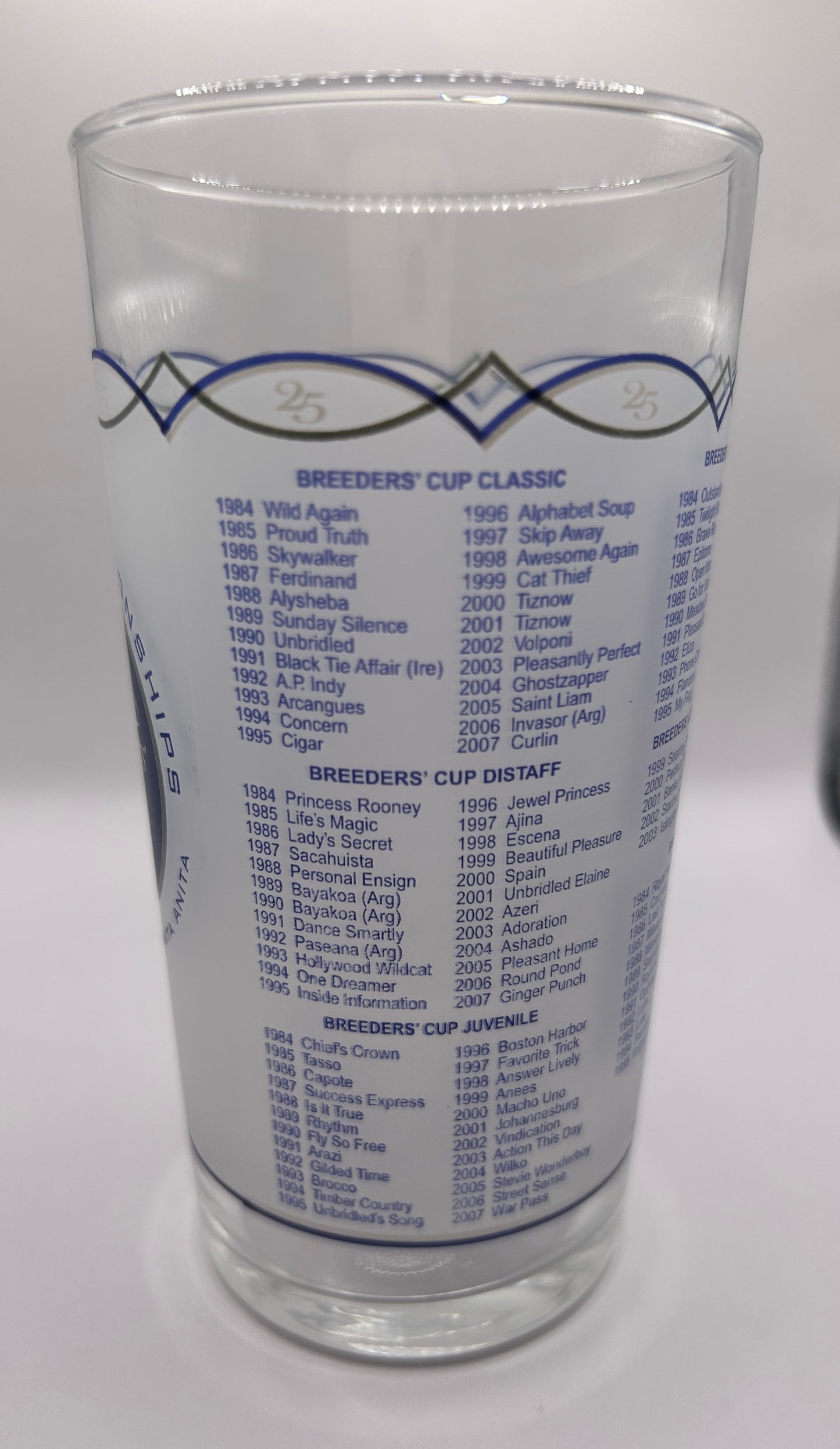 2008 Breeders' Cup Glass