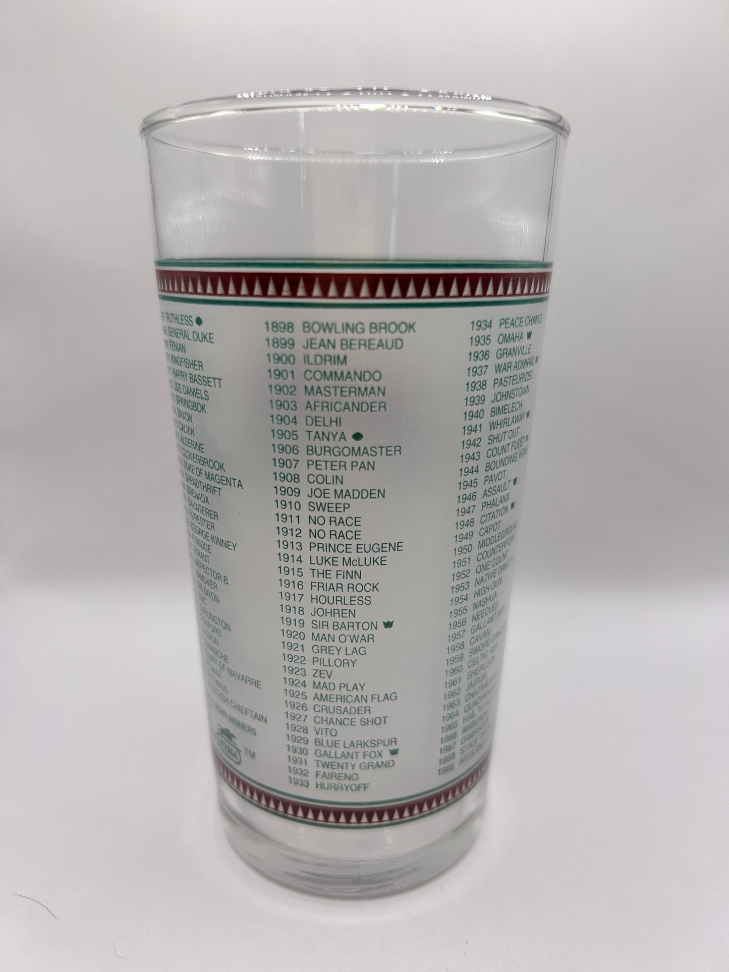 2003 Belmont Stakes Glass