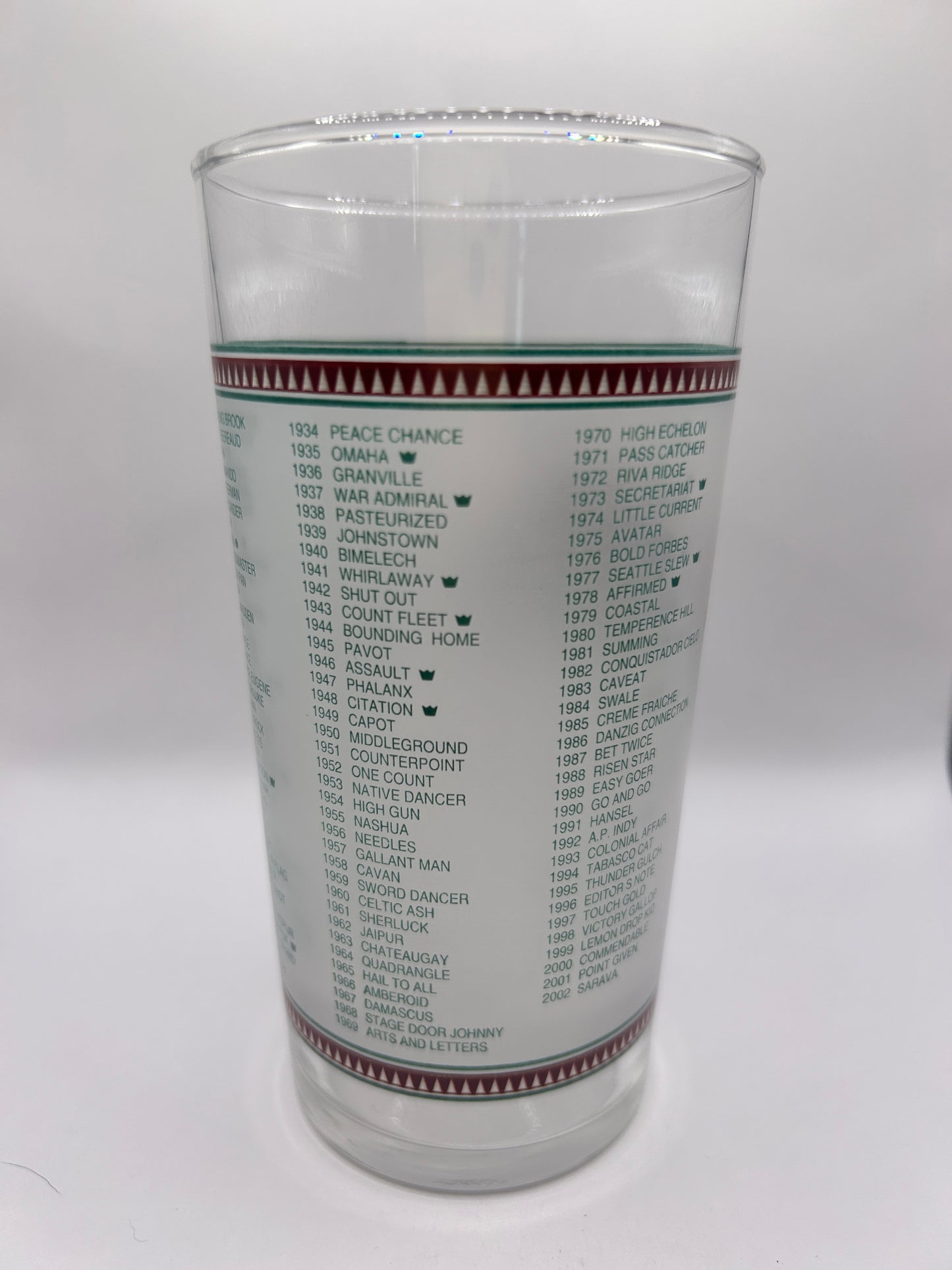 2003 Belmont Stakes Glass