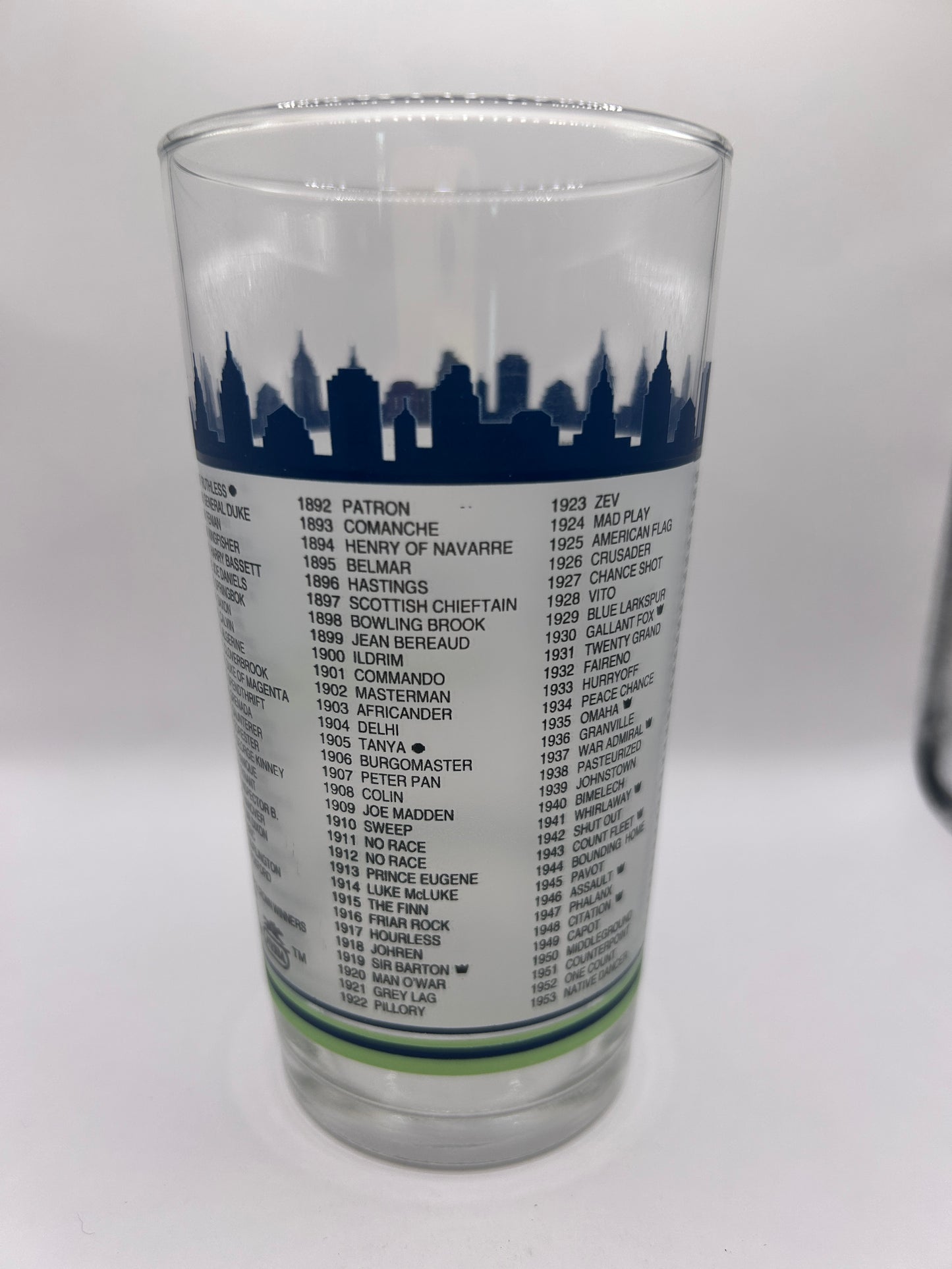 2006 Belmont Stakes Glass