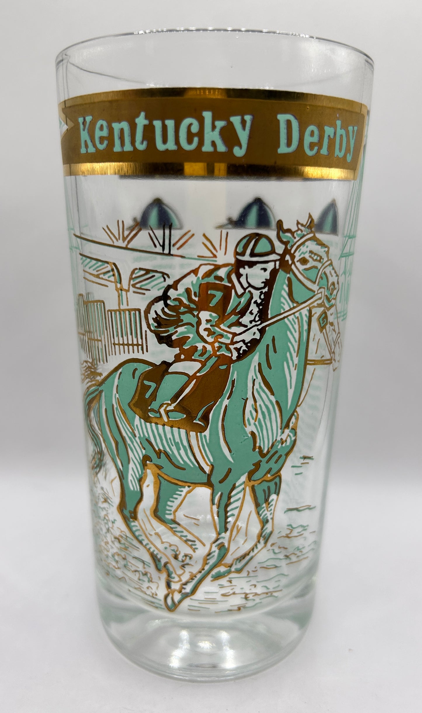 1966 Unofficial Kentucky Derby BAR Glass