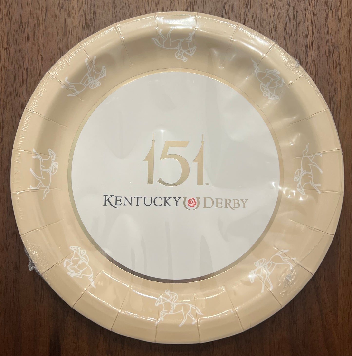Kentucky Derby 151 Paper Plates, 9"