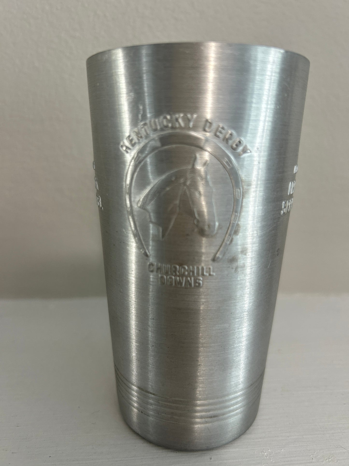 1940 Kentucky Derby Aluminum Glass - French Lick
