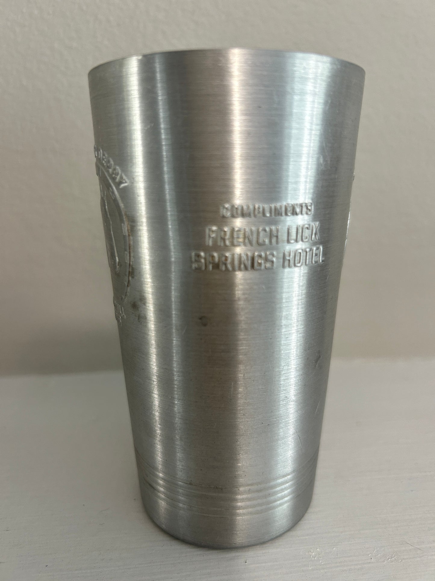 1940 Kentucky Derby Aluminum Glass - French Lick