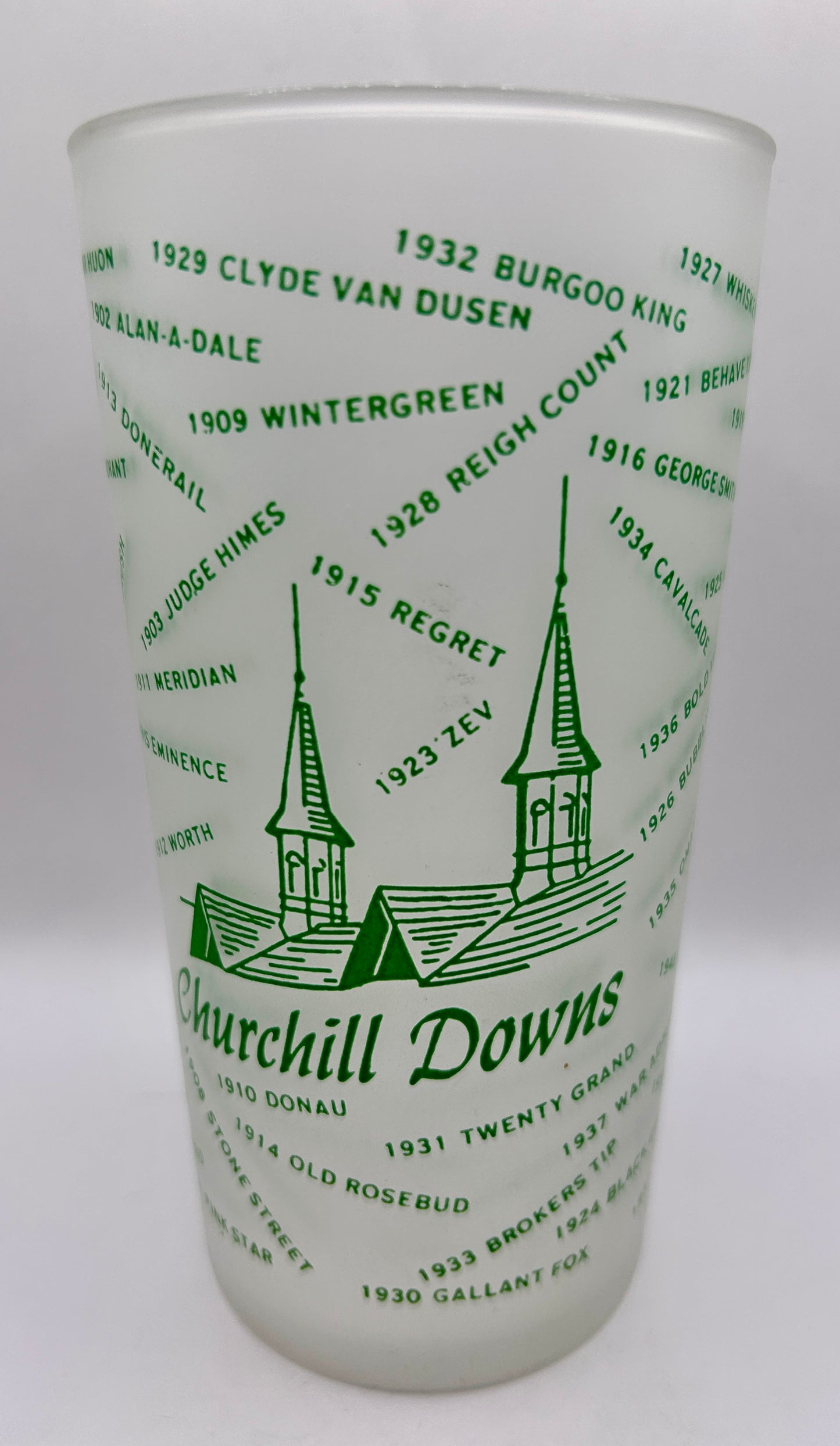 1954 Kentucky Derby Glass