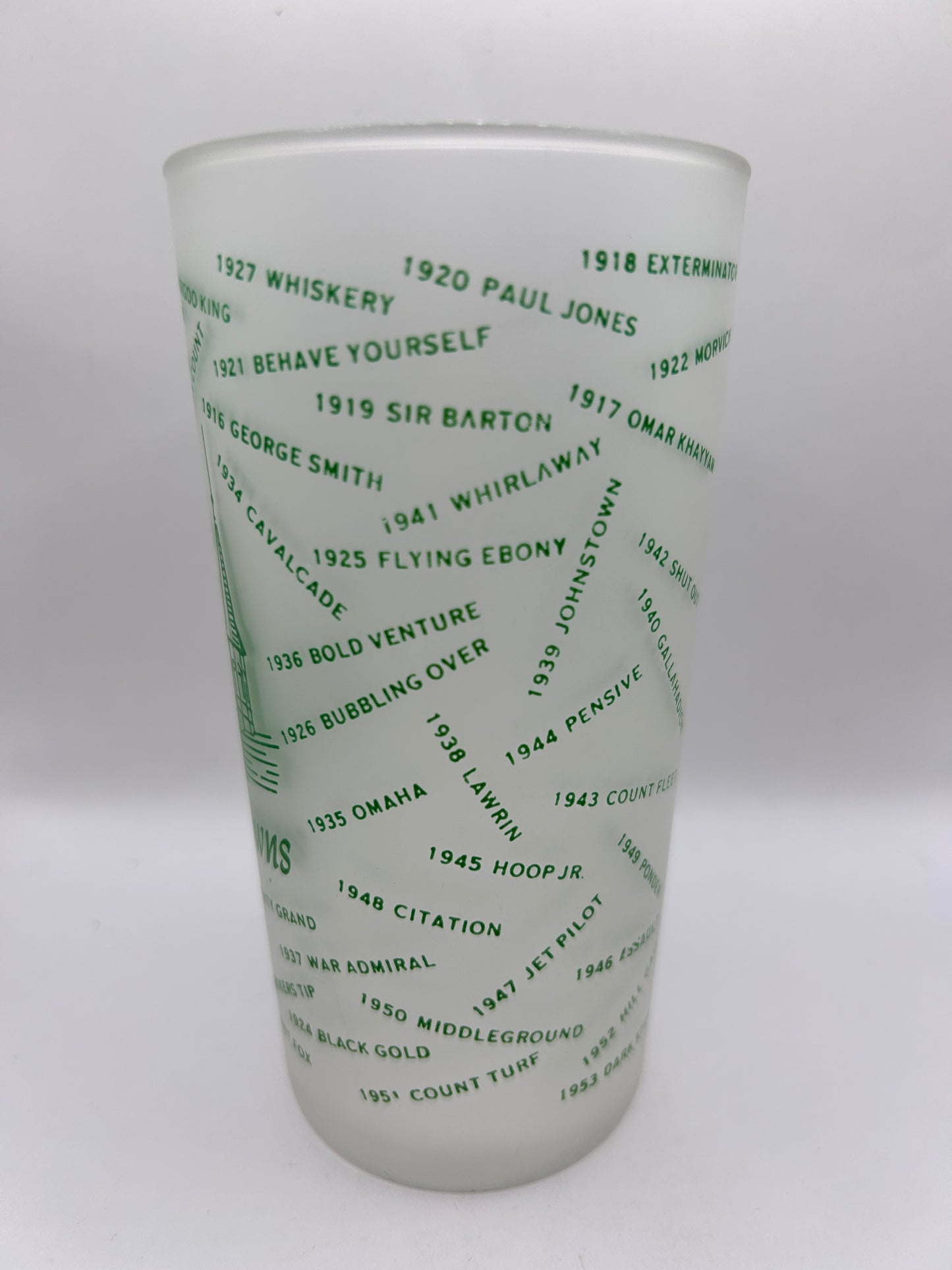 1954 Kentucky Derby Glass