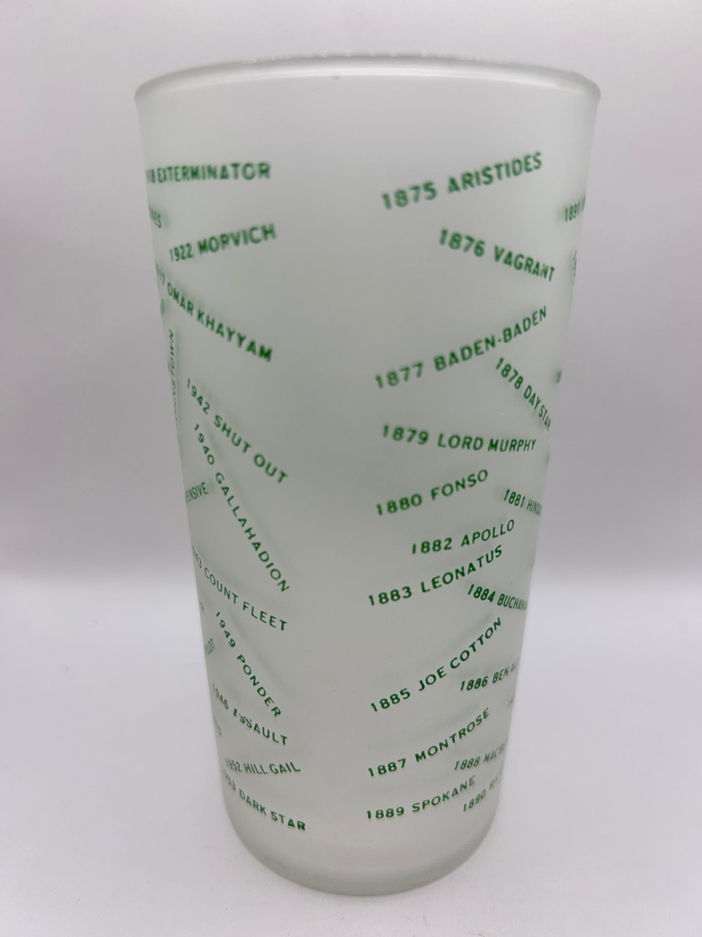 1954 Kentucky Derby Glass