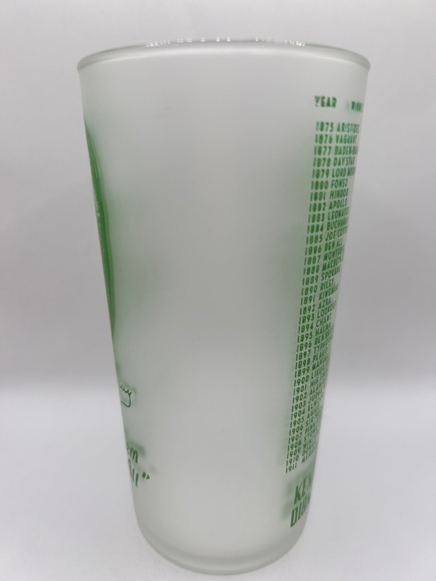 1949 Kentucky Derby Glass