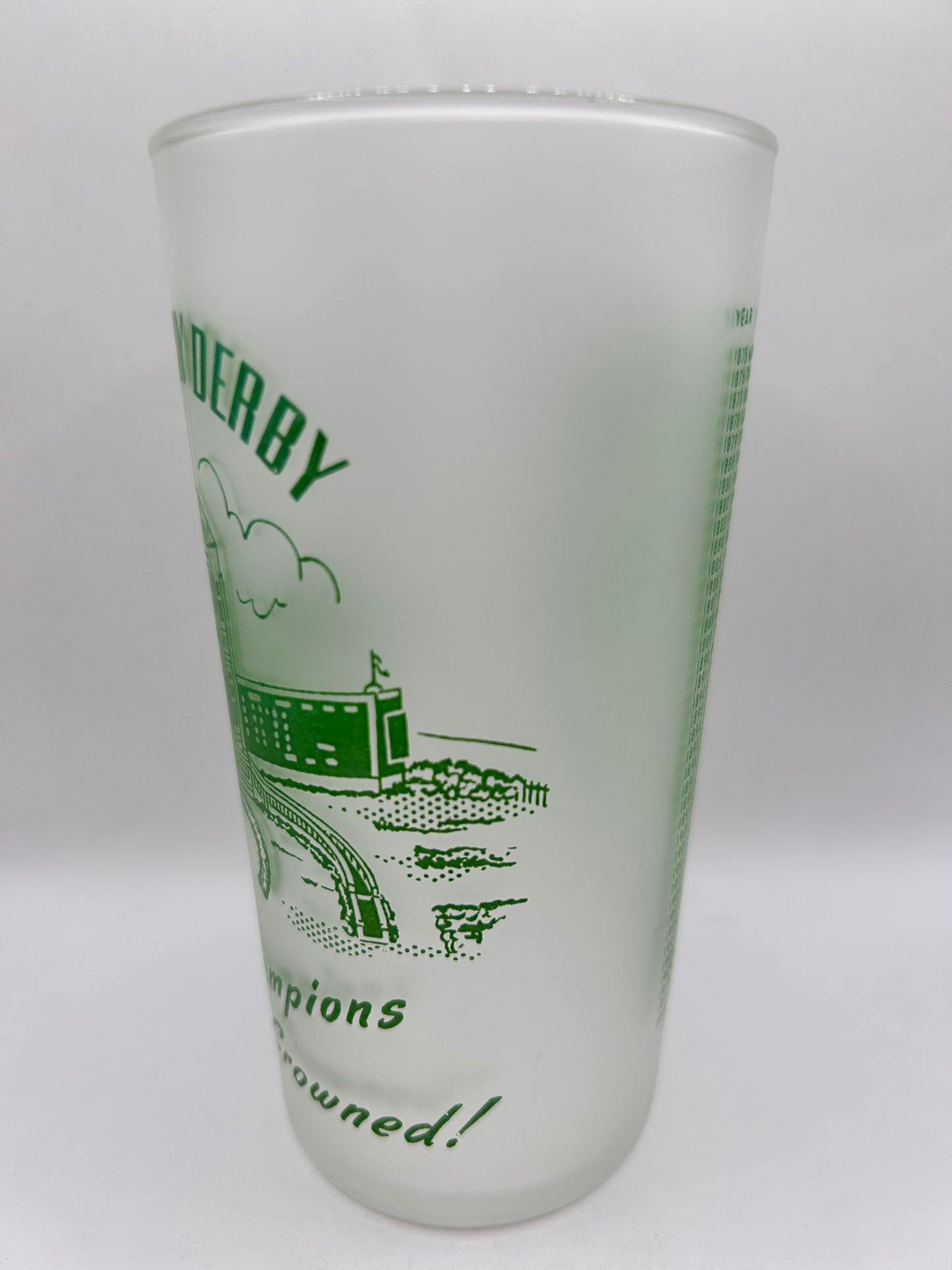 1951 Kentucky Derby Glass