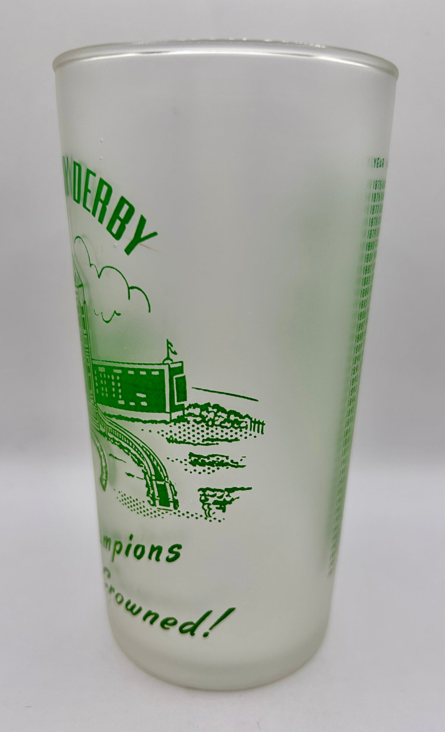 1951 Kentucky Derby Glass