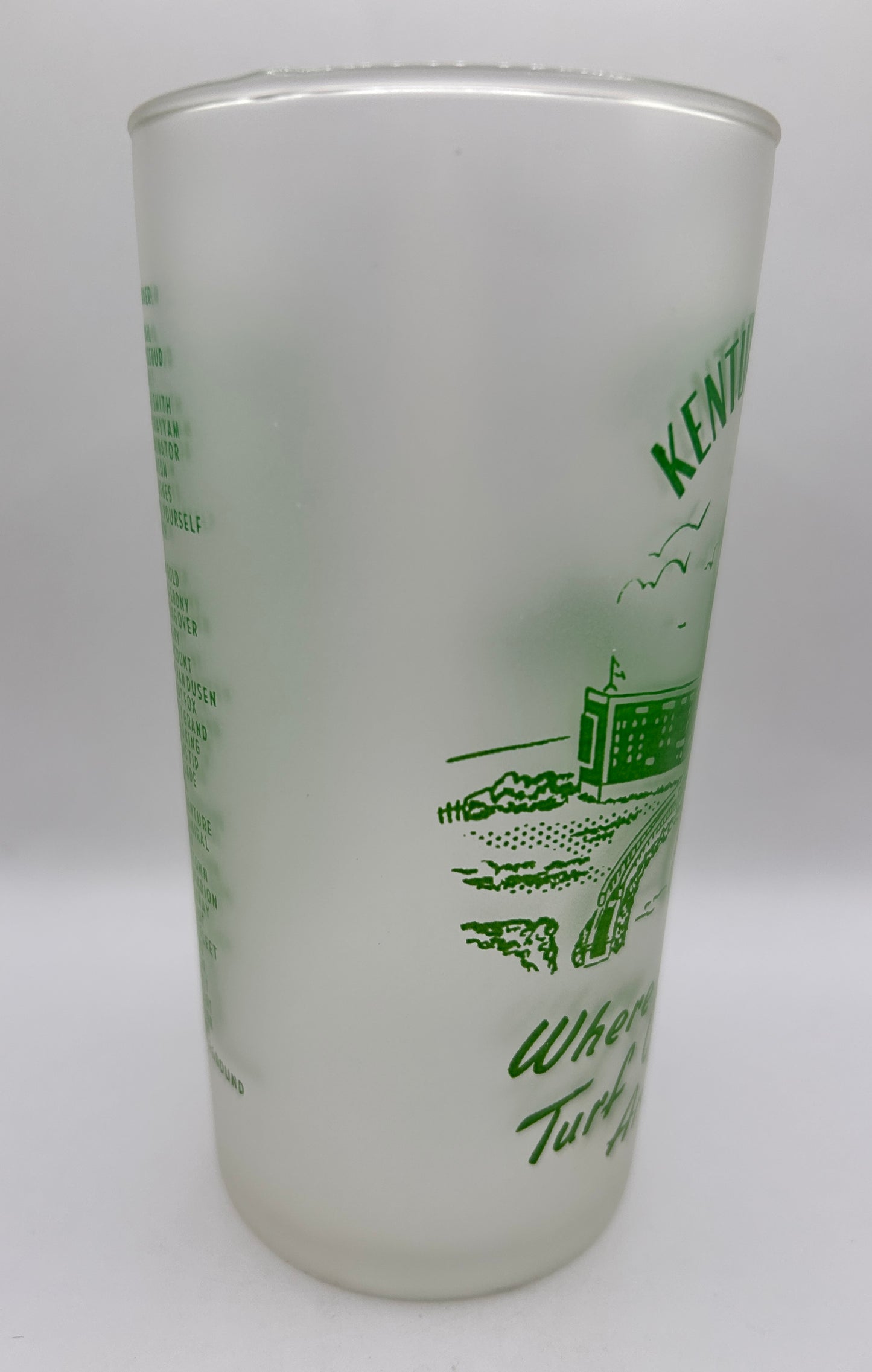 1951 Kentucky Derby Glass