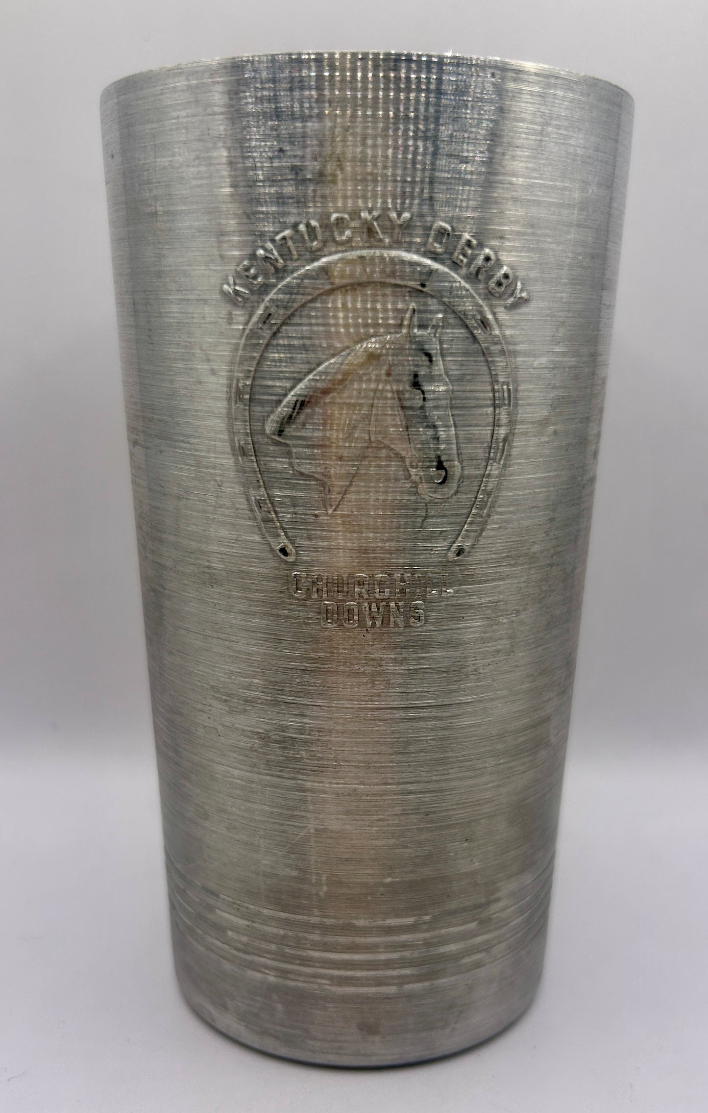 1940 Kentucky Derby Aluminum Glass