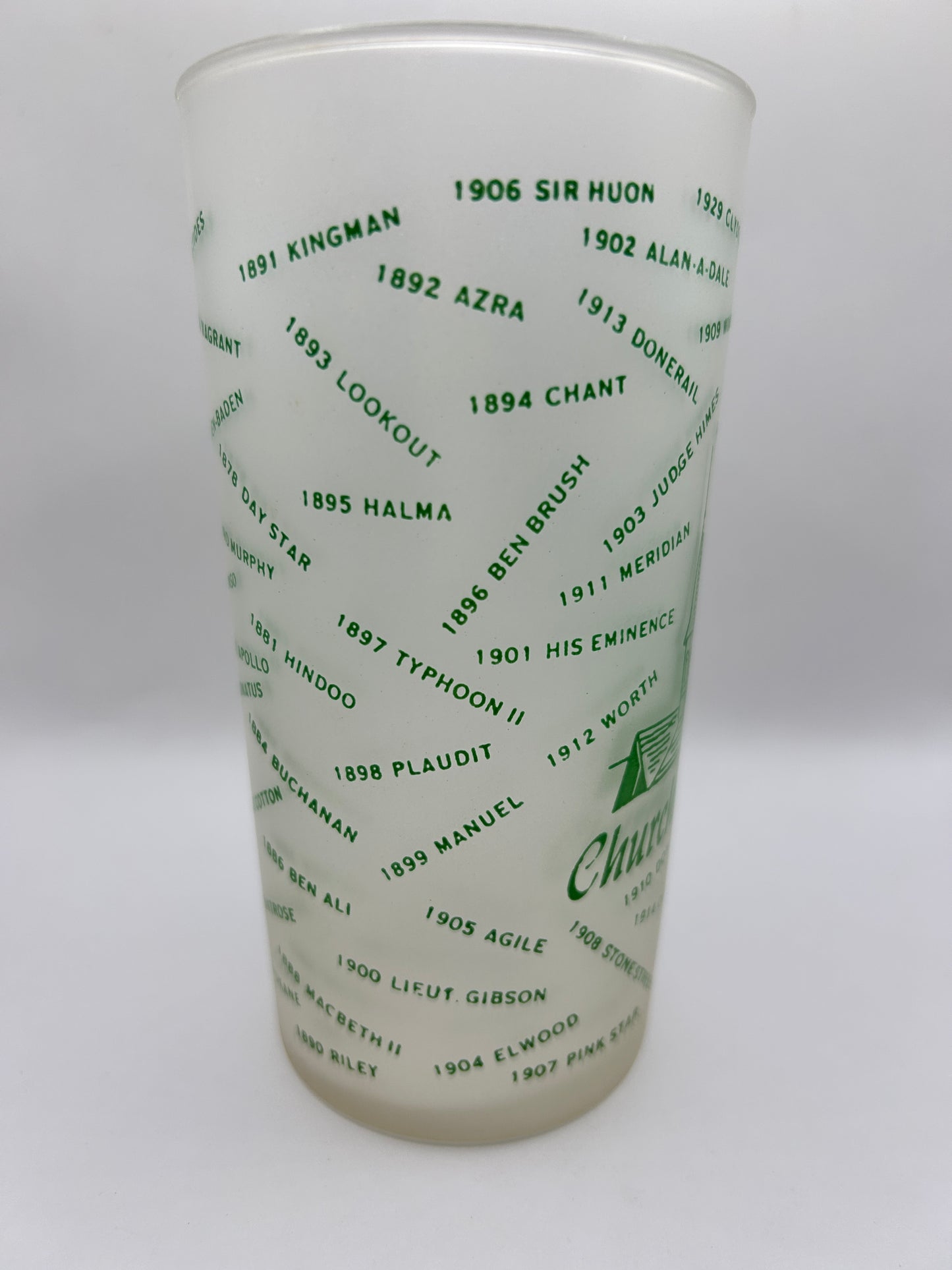 1954 Kentucky Derby Glass
