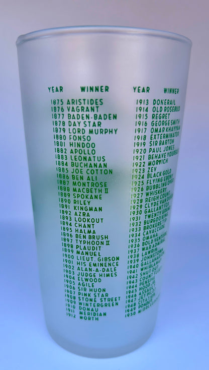 1951 Kentucky Derby Glass