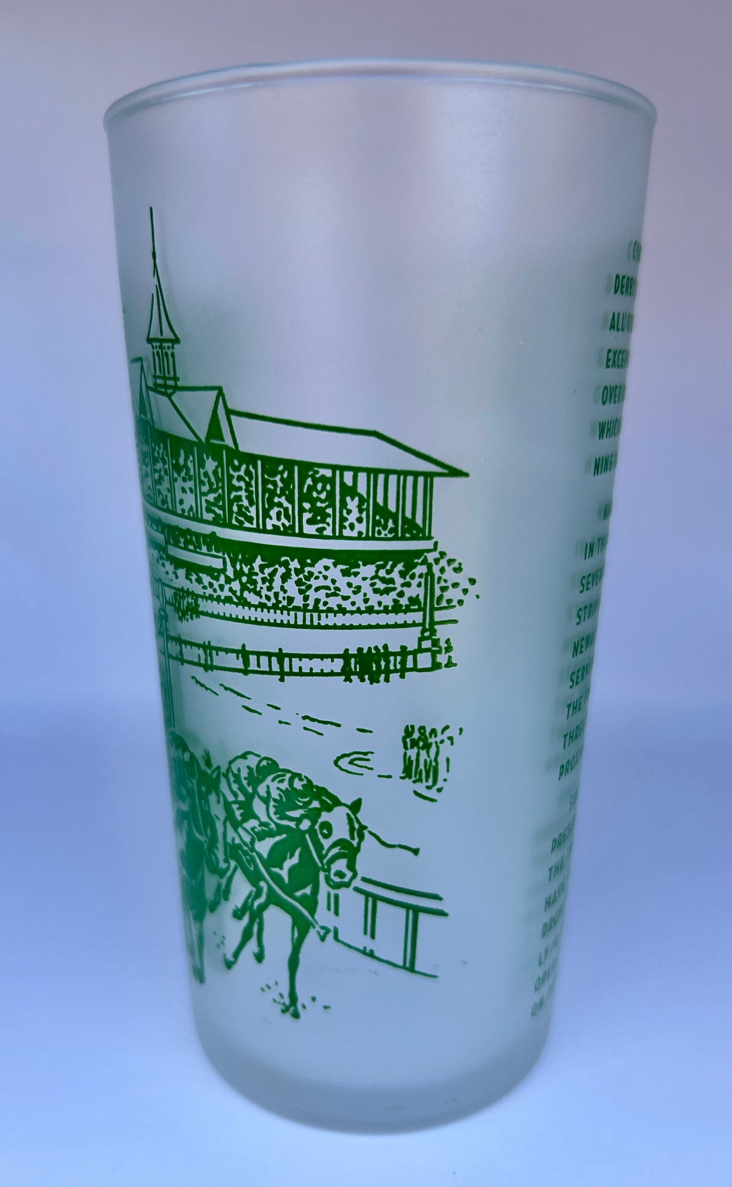 1950 Kentucky Derby Glass