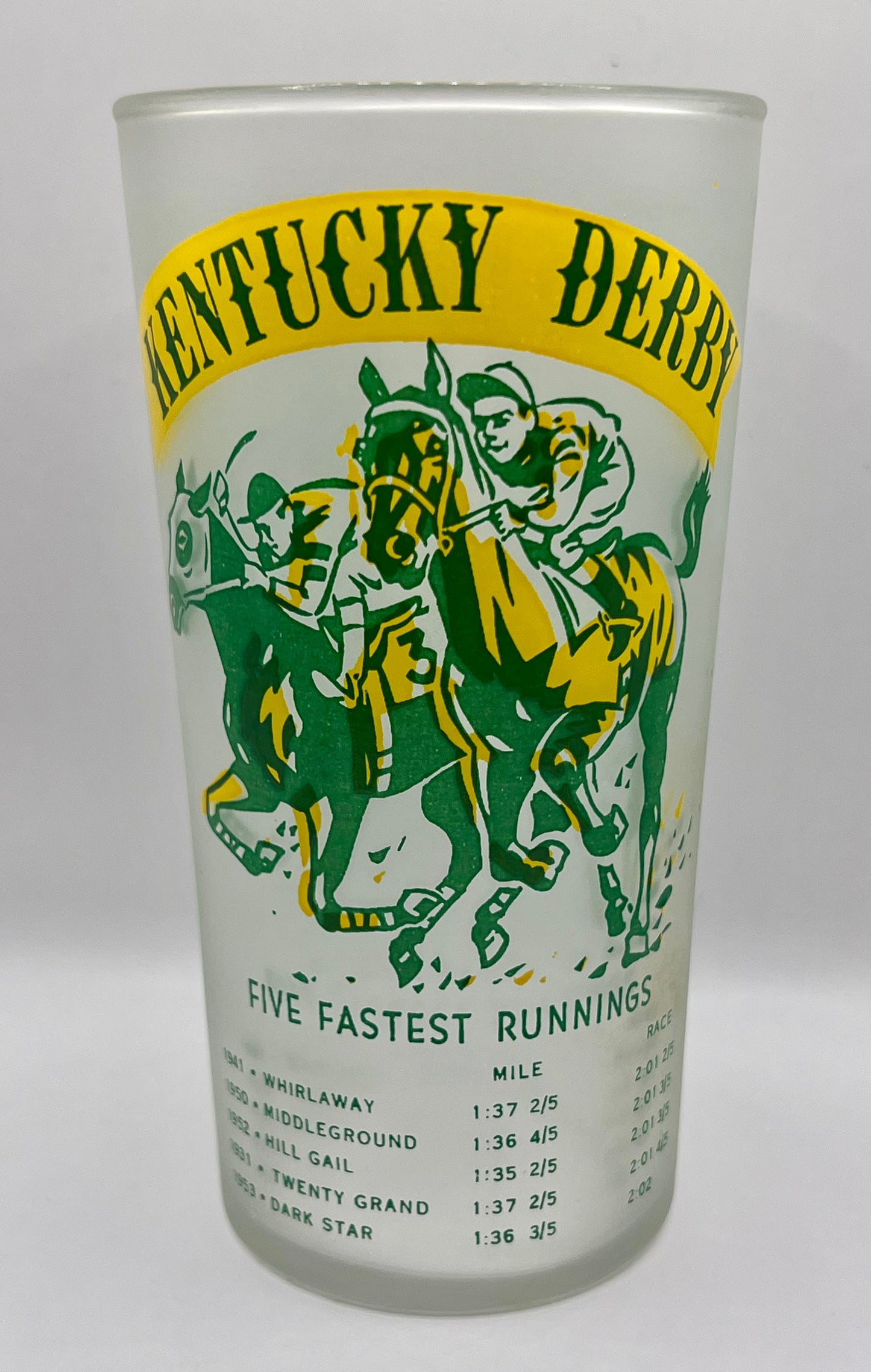 1955 Kentucky Derby Glass