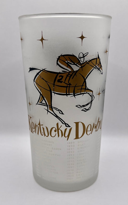 1957 Kentucky Derby Glass