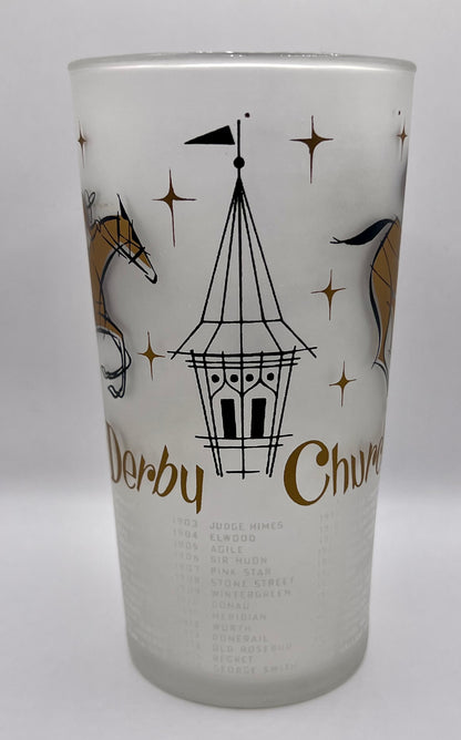 1957 Kentucky Derby Glass