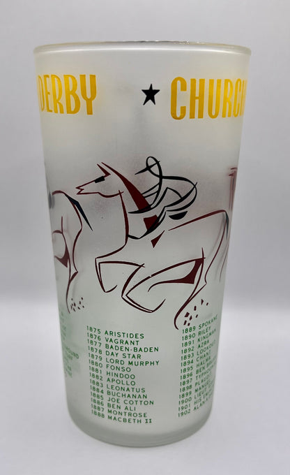 1956 Kentucky Derby Glass