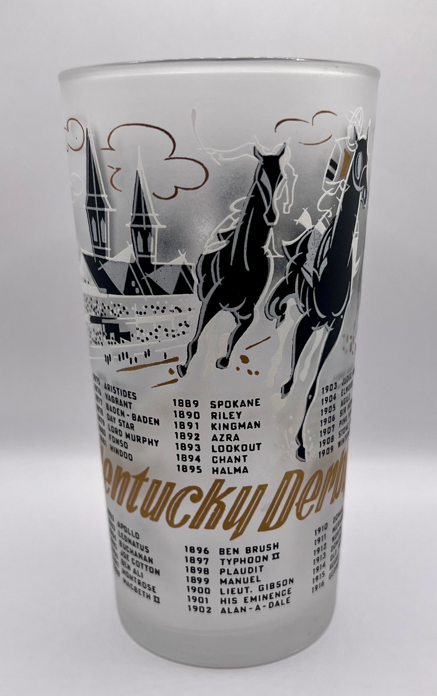 1960 Kentucky Derby Glass