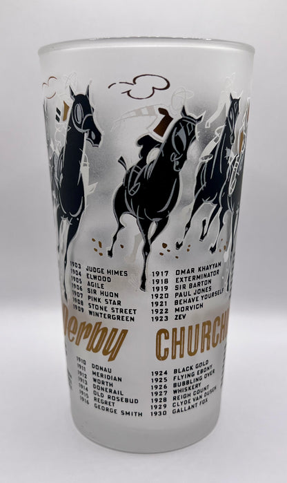1960 Kentucky Derby Glass