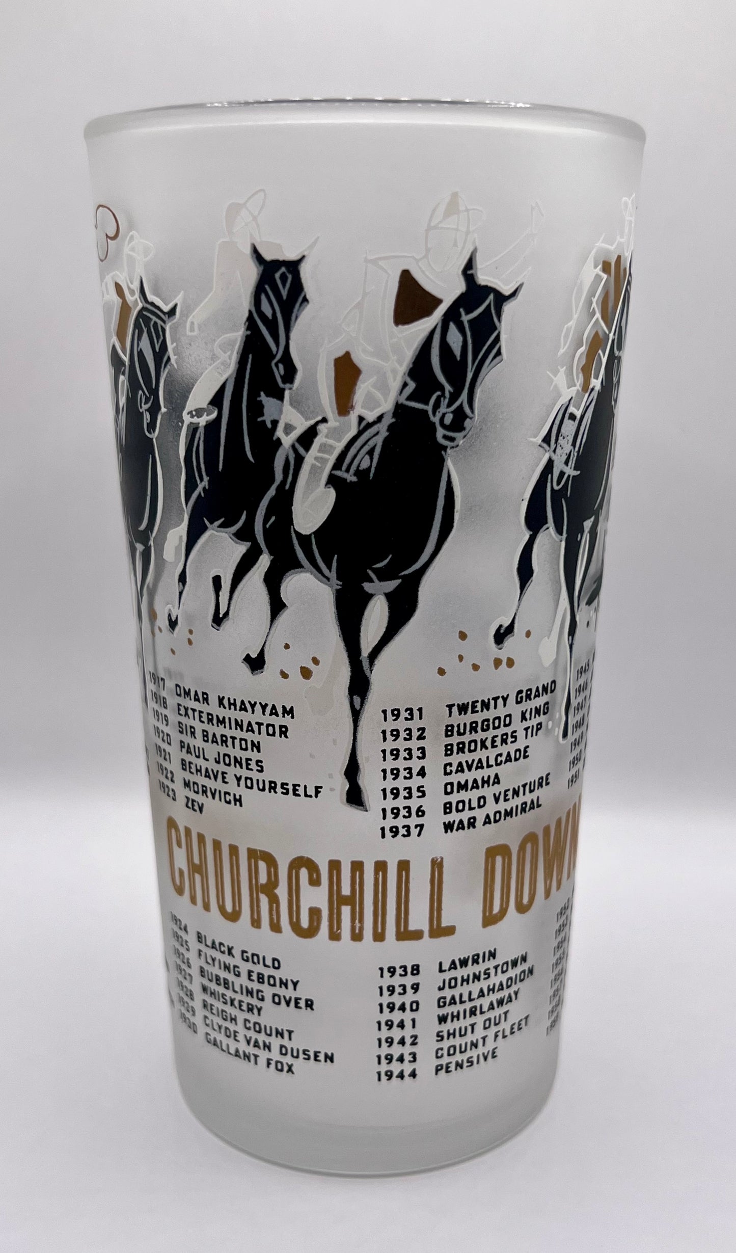 1960 Kentucky Derby Glass