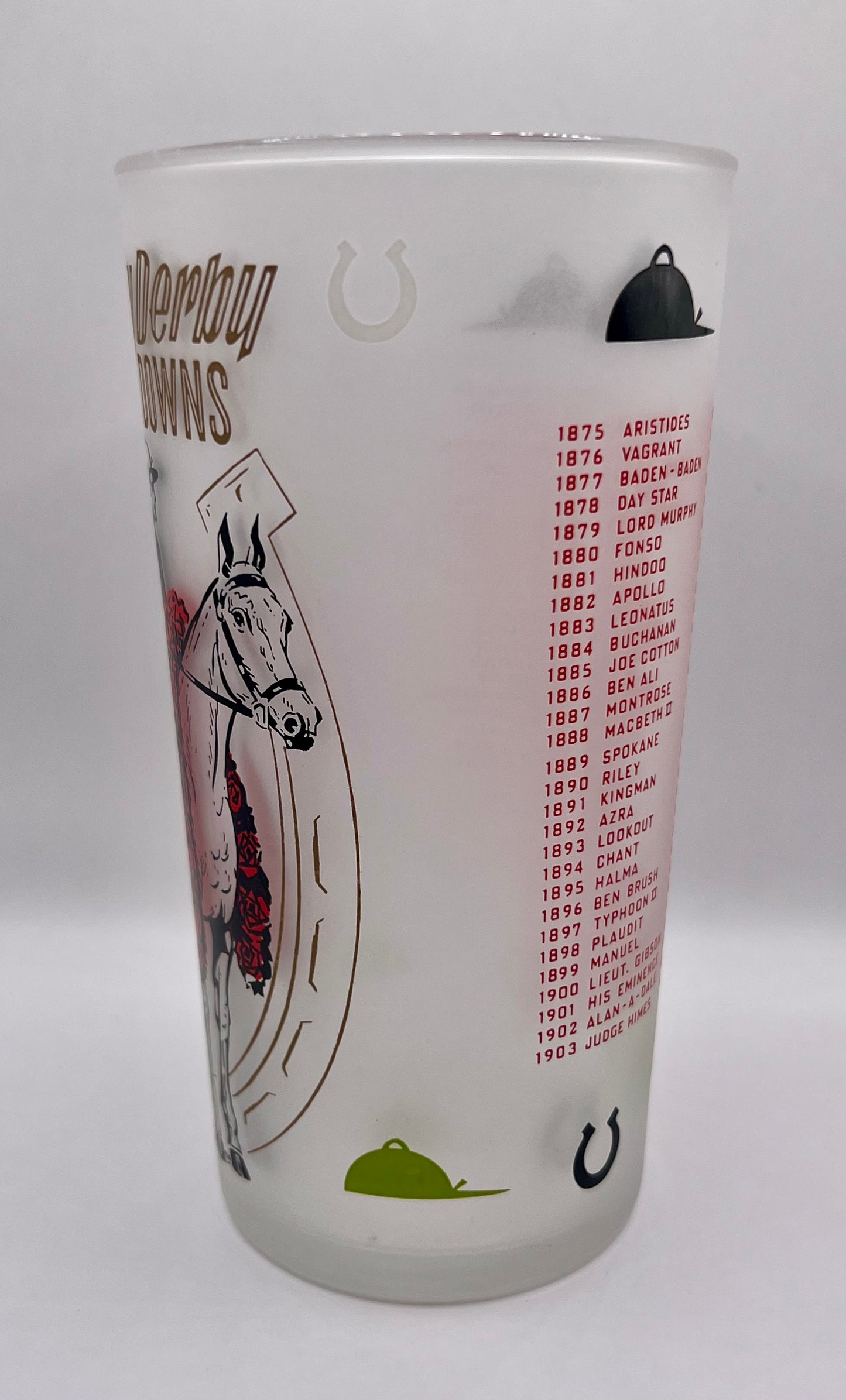 1962 Kentucky Derby Glass