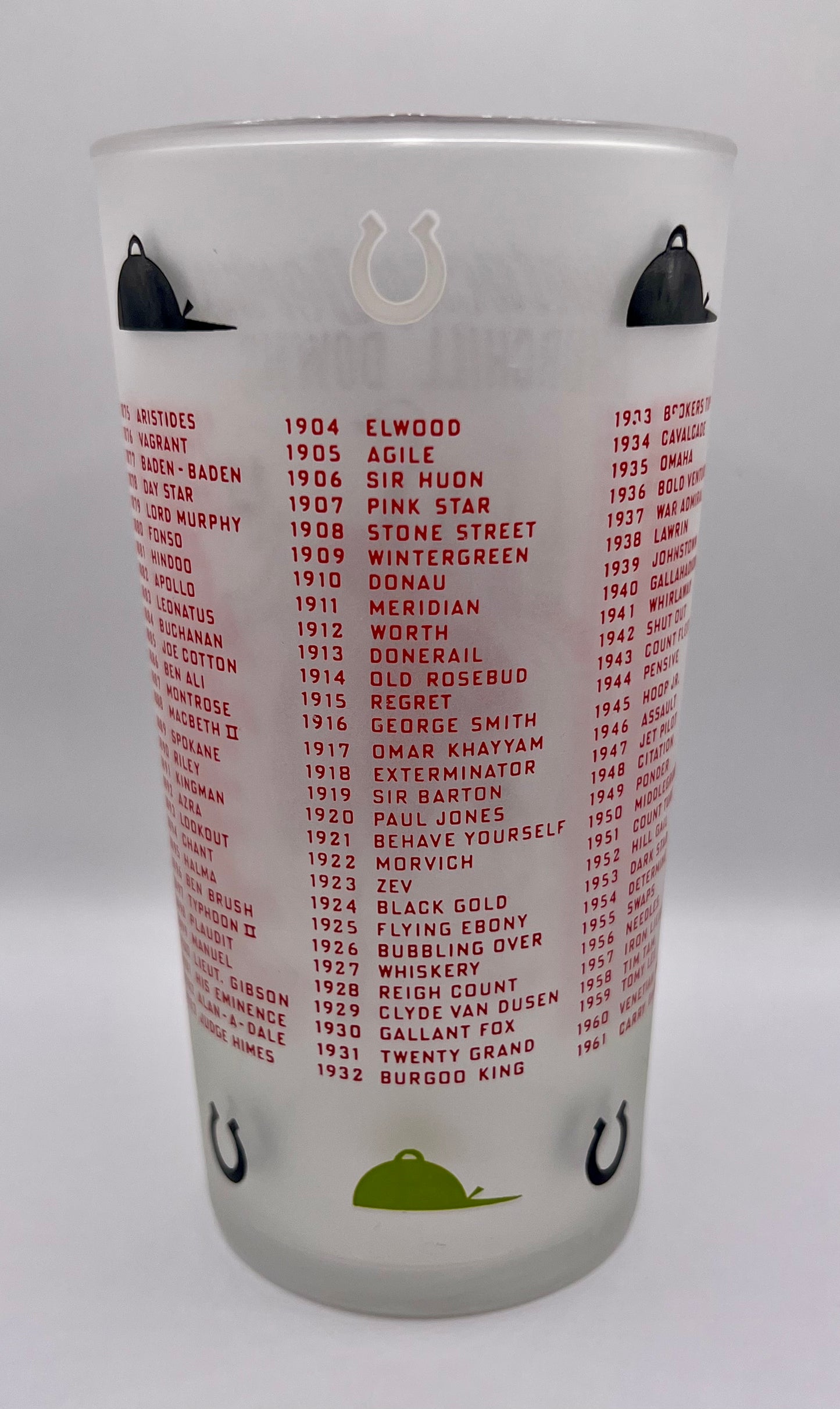 1962 Kentucky Derby Glass