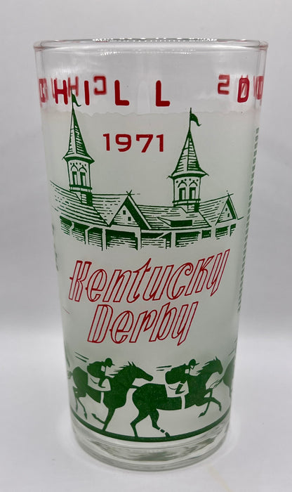 1971 Kentucky Derby Glass