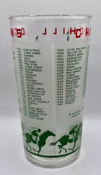 1971 Kentucky Derby Glass
