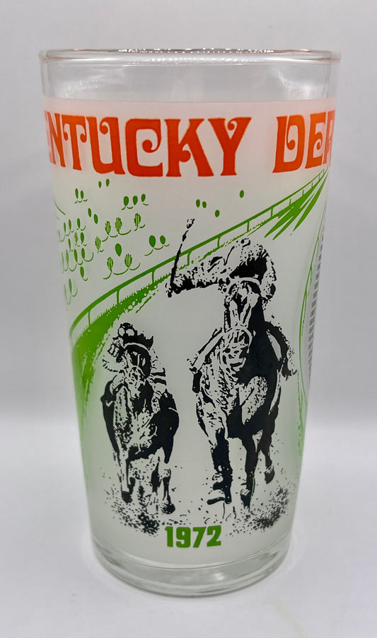 1972 Kentucky Derby Glass