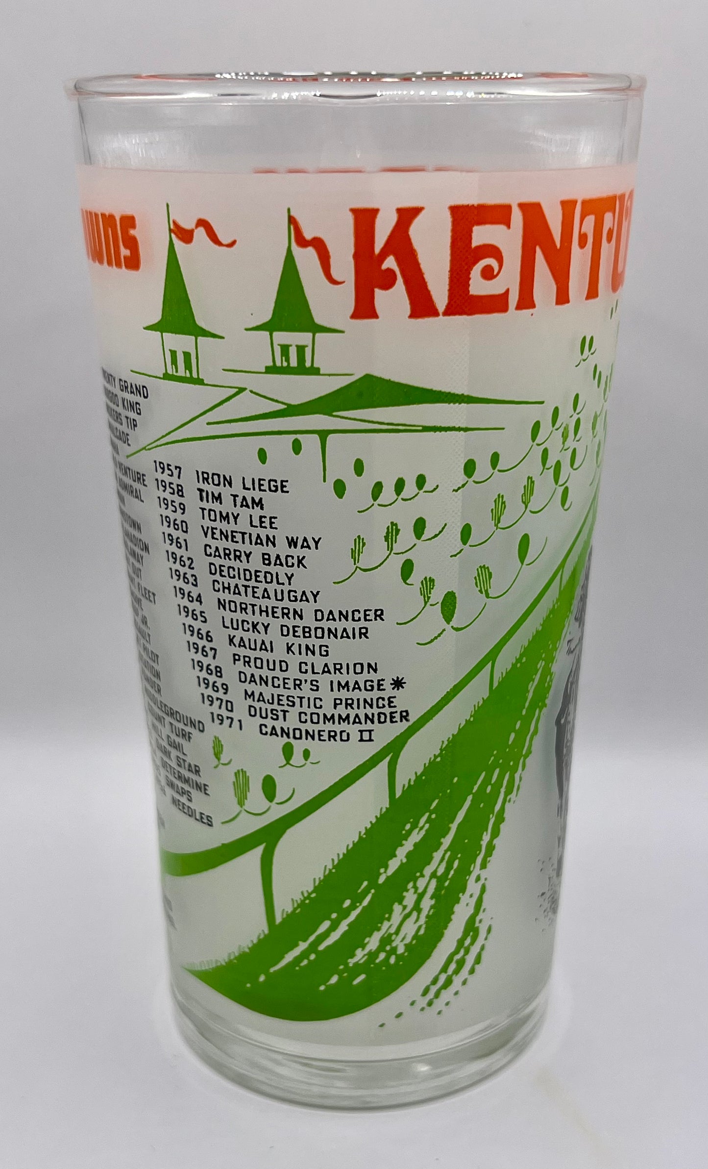 1972 Kentucky Derby Glass