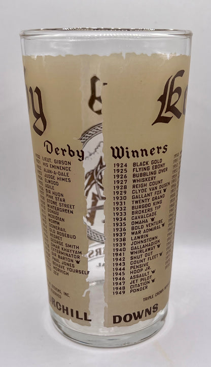 1974 Kentucky Derby Glass