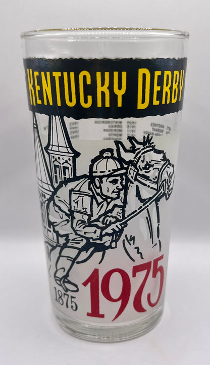 1975 Kentucky Derby Glass
