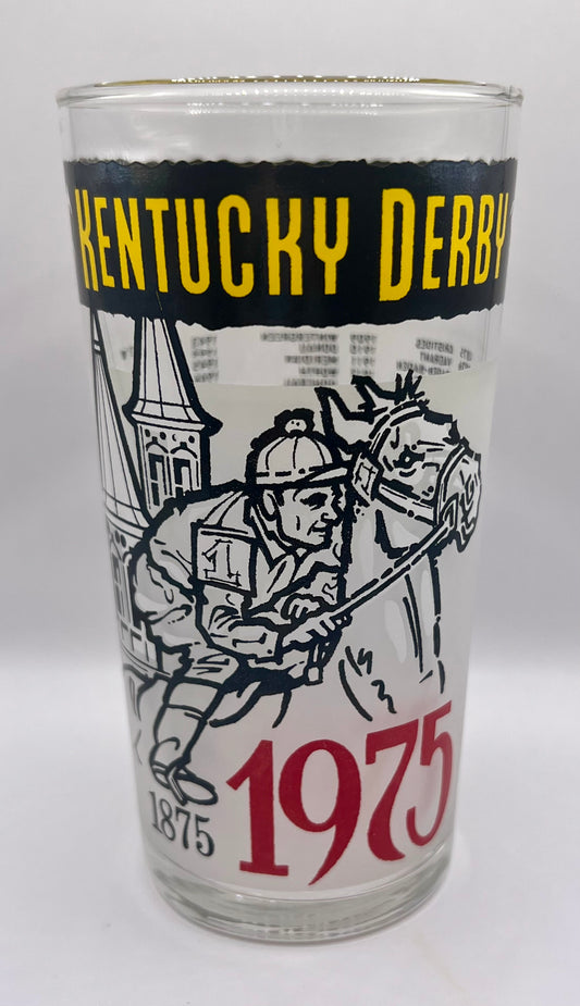 1975 Kentucky Derby Glass