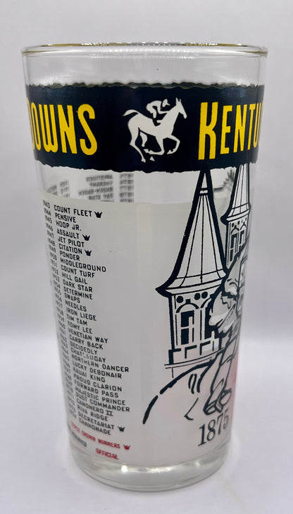 1975 Kentucky Derby Glass