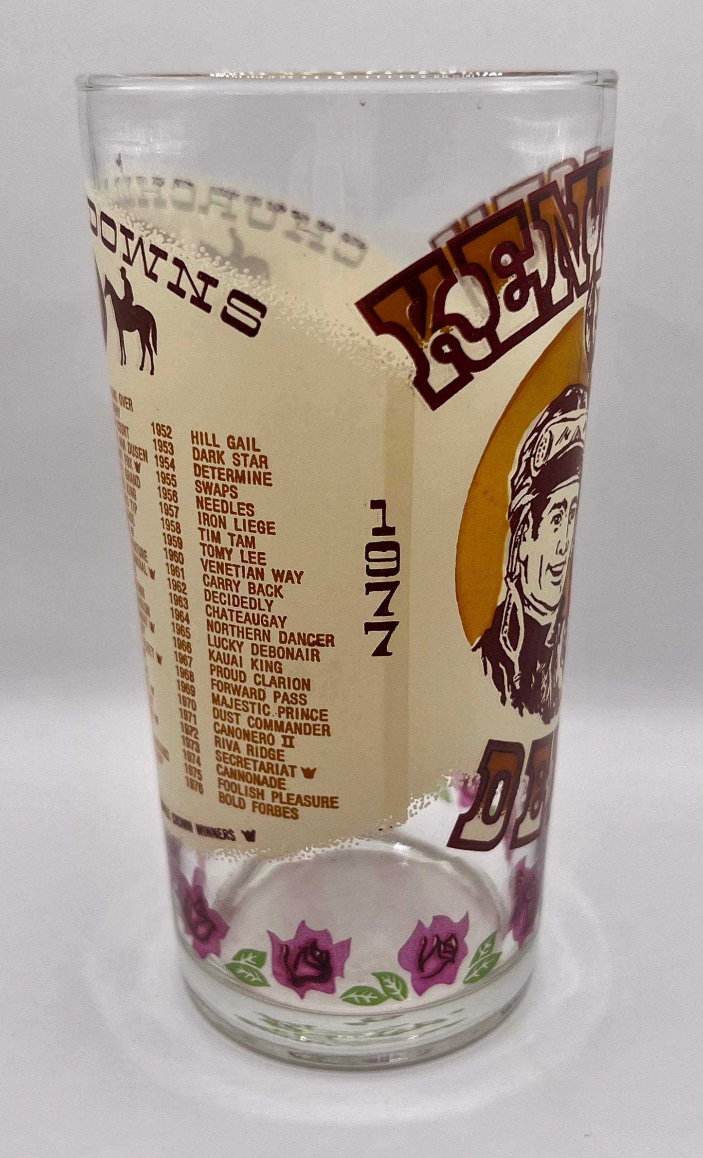 1977 Kentucky Derby Glass