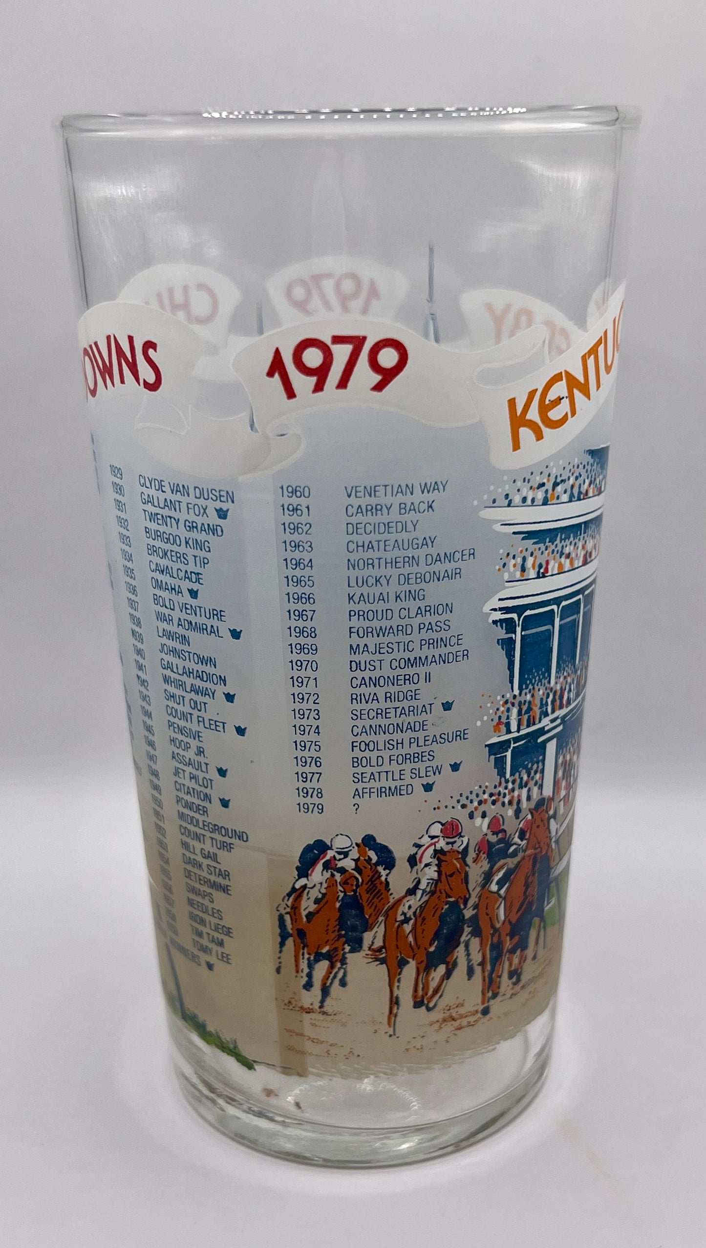 1979 Kentucky Derby Glass